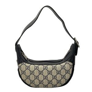 Gucci Ophidia GG Mini Bag Handbag 658551 Navy Cream Red PVC Leather